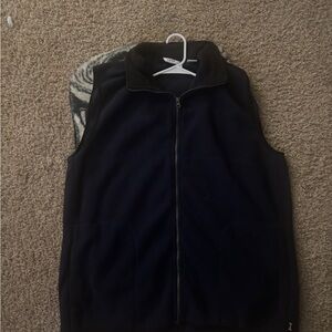 Izod Navy Blue Fleece Vest